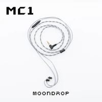 Cable de actualización MOONDROP MC1, micrófono de 3,5mm, cable de micrófono multiusos de 0,78mm-2 pines para CHU II
