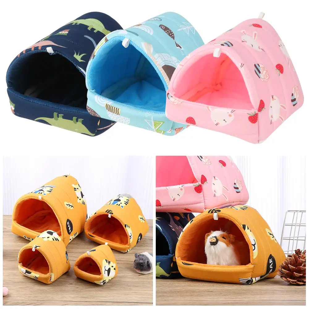 Comfortable Hamster House Small Animal Sleeping Bed Soft Guinea Pig Nest Warm Mat Mini Cage For Rabbit Squirrel Mat