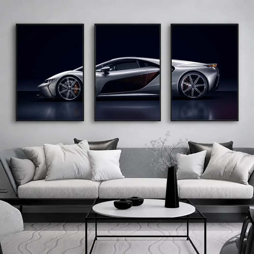 G-GB110 Exclusive Hypercar Painting Calligraphy Canvas Poster Set Wall Artwork for Bedroom Living Room Decorative Prints Gift