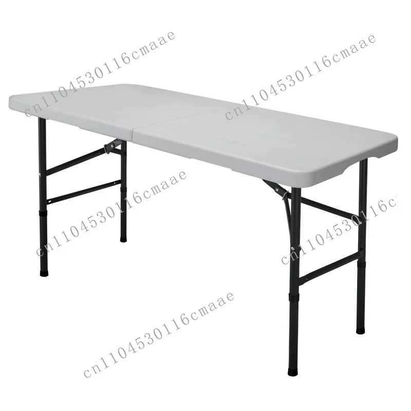 New Portable Lightweight Foldable Rectangular Table, Suitable for Courtyards