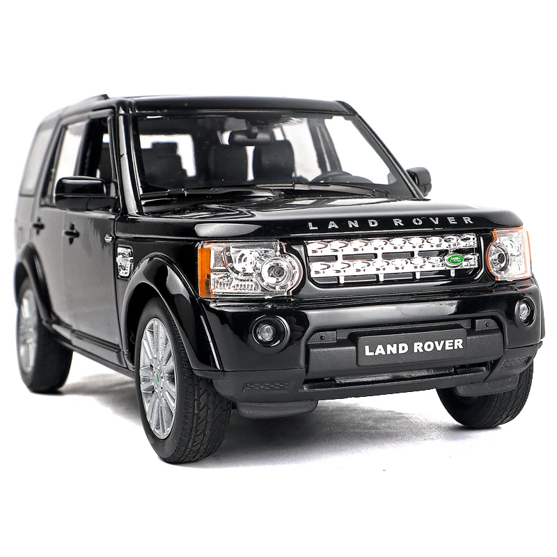 Welly 1:24 Land Rover Discovery Black  Car Alloy Car Model Simulation Car Decoration Collection Gift Toy Die Casting Model Boy T