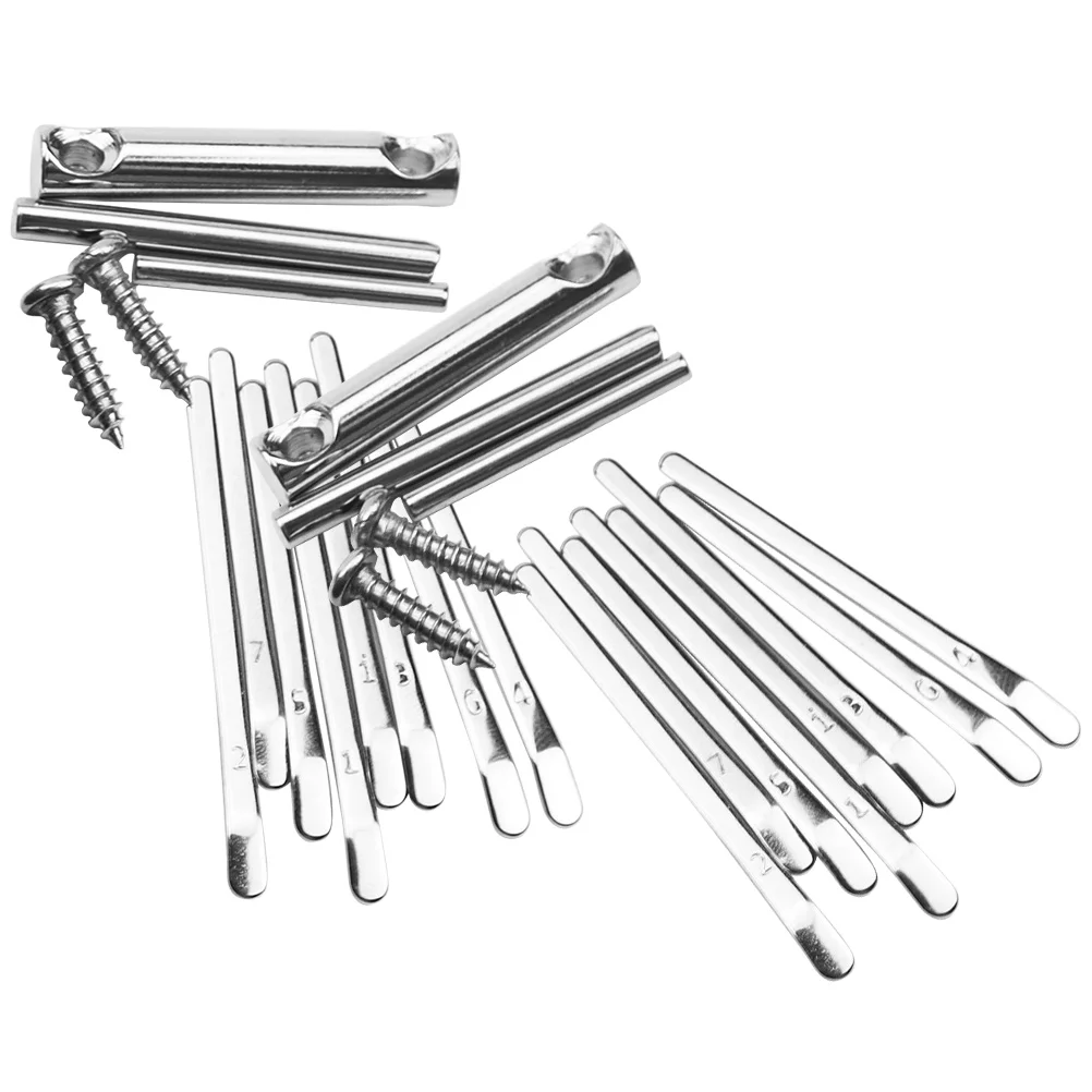 

2 Sets 8 Keys Thumb Piano Kalimba Portable Metal Finger Pianos Kids DIY Musical Instrument Lightweight Outdoor Camping