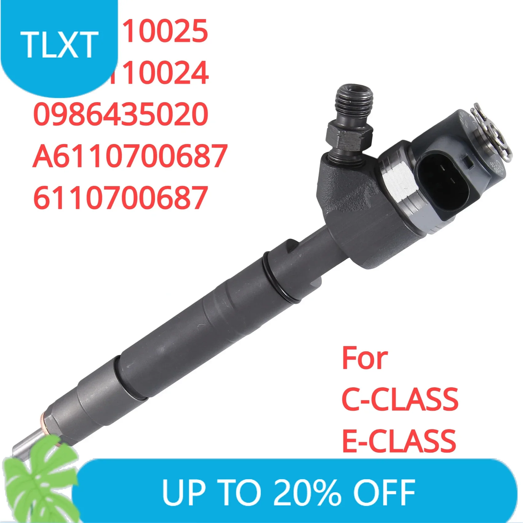 

New Diesel Fuel Injector Nozzle For Mercedes-Benz C-CLASS, E-CLASS, SPRINTER A6110700687 0445110025