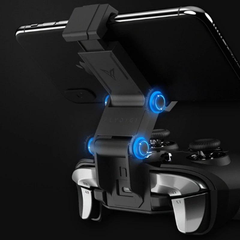 Flydigi2 in 1 Phone Clip Bracket Gaming Accessories for FlydigiApex3/ Apex2/ Vader 2/ Vader 3 Gamepad Holder Clamp Dropsale