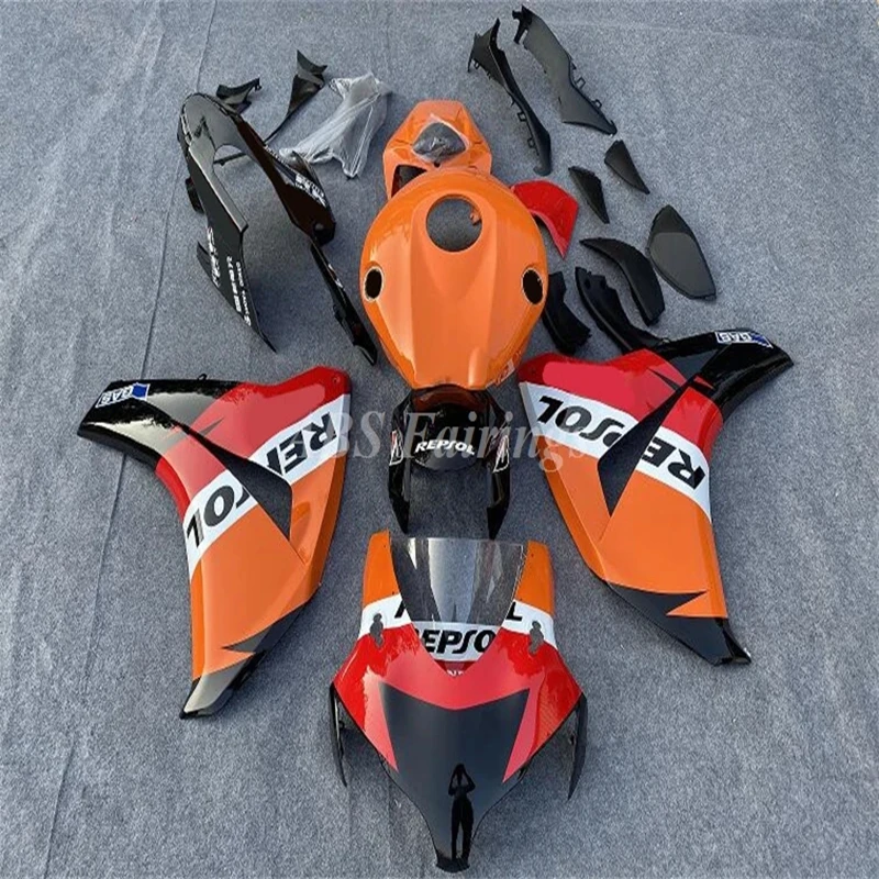 4Gifts New ABS Motorcycle Fairings Kit Fit For HONDA CBR1000RR 2008 2009 2010 2011 08 09 10 11 Bodywork Set Custom Orange Red