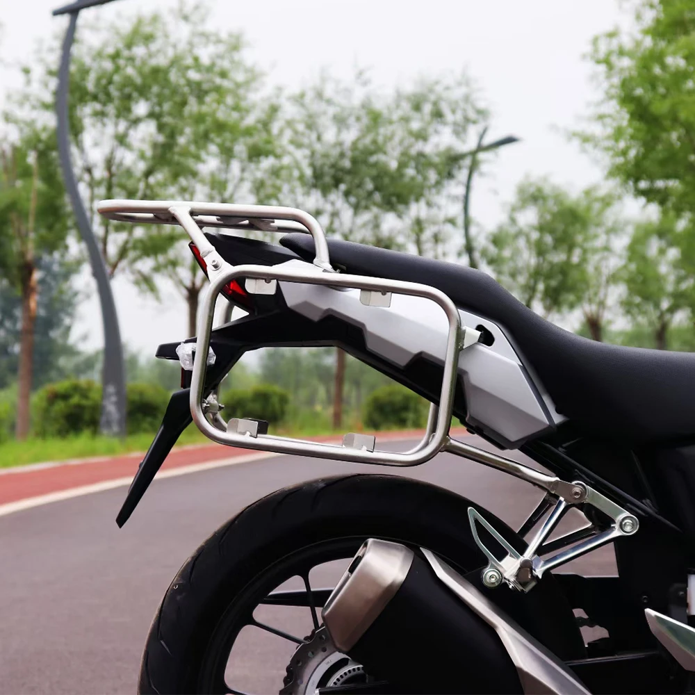 Luggage Rack For Honda CB500X CB400X CB 400X 500X 2019-2021 2022 Motorcycle Top Case Saddlebag Pannier Bracket Stainless Steel