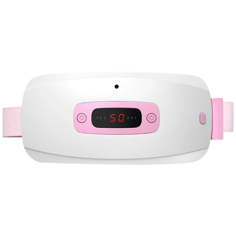 

Warm Uterus Waist Belt Heating Massage Vibration Lightweight Durable Practical Easy to Use Operate Storage Women Gift