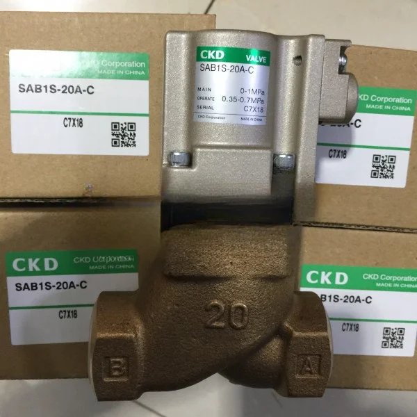 

Special price Xikaili gas-controlled two-way valve SAB1-20A-C SAB1-25A-C brand new original genuine