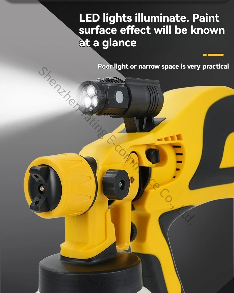 ZT-1606 Electric Spray Gun Spraying Machine Disinfection Water Spray Gun Paint Emulsion Paint Antirust Paint Color Change