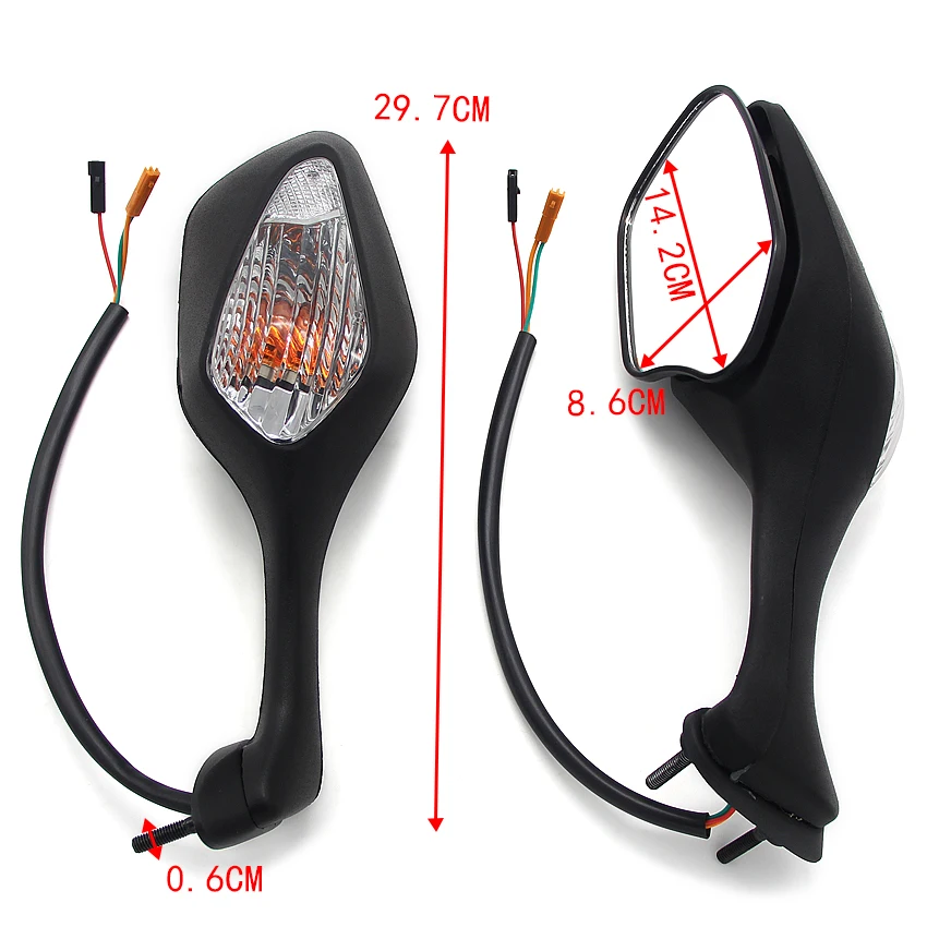 

Motorcycle Side Mirror View Mirror For Honda CBR1000 CBR1000RR Fireblade 88110-MFL-305 88110-MFL-315 88120-MFL-305 88120-MFL-315