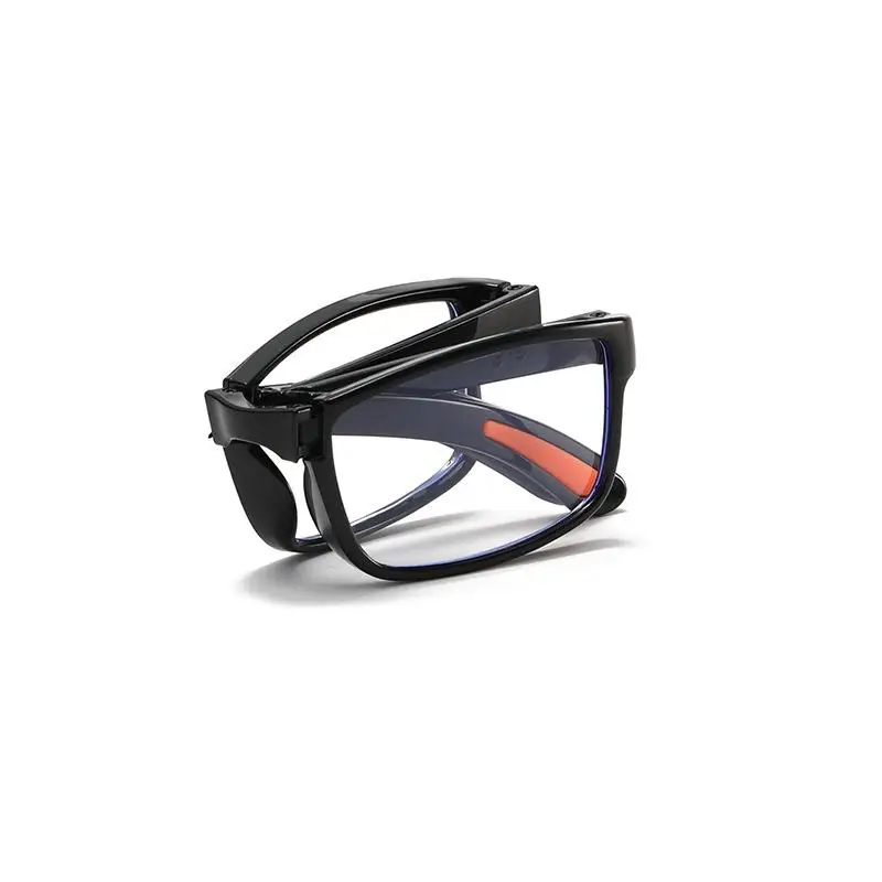 نظارات محمولة للرجال والنساء قابلة للطي نظارات قراءة مع حافظة مضادة للضوء الأزرق نظارات قصر النظر الشيخوخي ريترو للجنسين نظارات الجيب #3