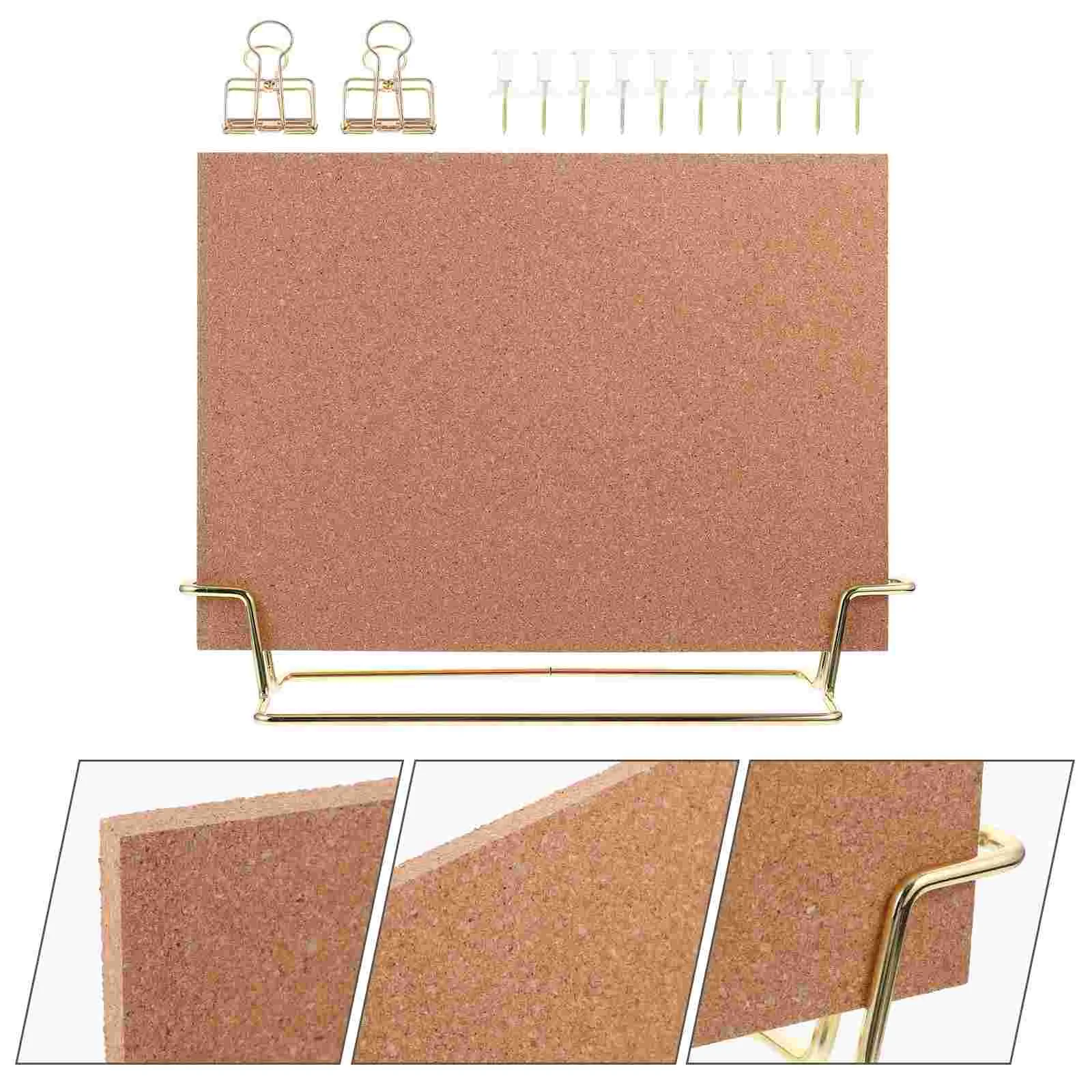 Message Board Cork Office Note Photo Wall Display Bracket Bulletin Picture Decor Announcement Metal Pin Boards for Desk