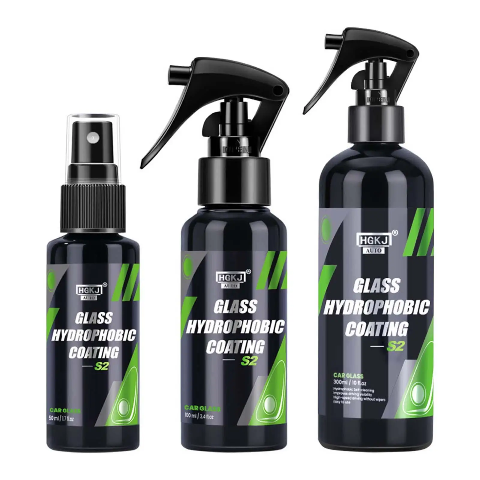 Car Glass Hydrophobic Coating Spray anti rain glass Cleaner Nano ceramic coating protects your car glass window windscreens