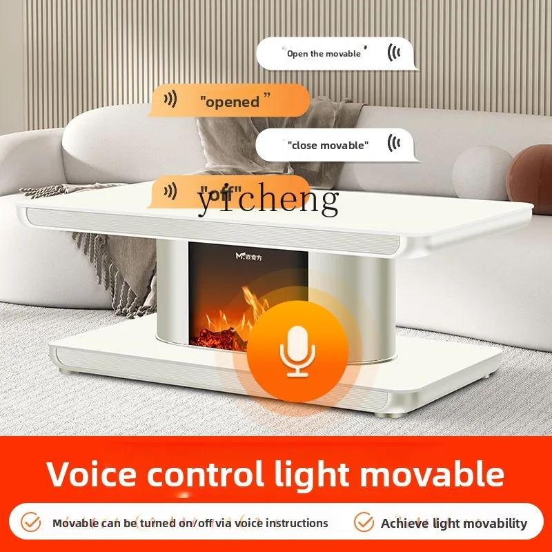 electric heating table roasting coffee table one-piece lifting household heating table rectangular