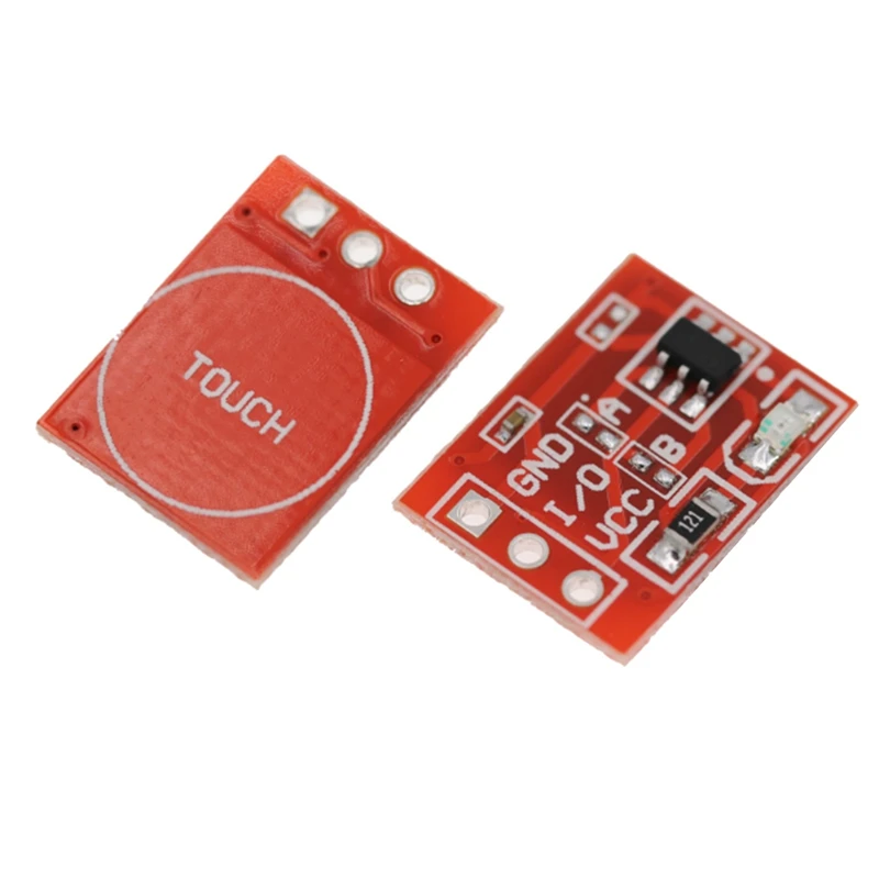 Modular Self-Locking Jog interruptor capacitivo, Touch Button, transformação de canal único, Ttp223, 150pcs