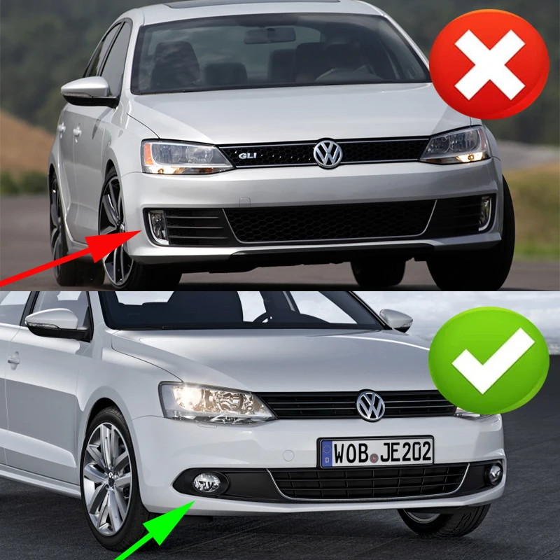 Gloss Black Front Bumper Splitter Lip Diffuser Body Kit Spoiler Guard Fit for Volkswagen JETTA 2010 2011 2012 2013 2014
