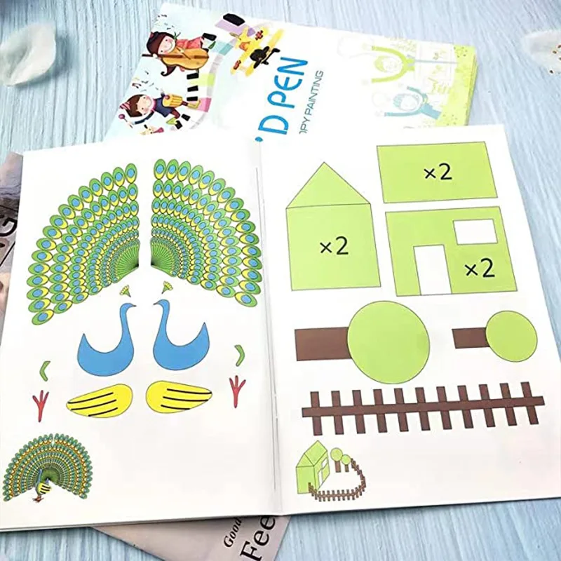 All 3D printing pen 3d are compatible with copying paper drawing film 40 non repeating patterns large picture book copying board