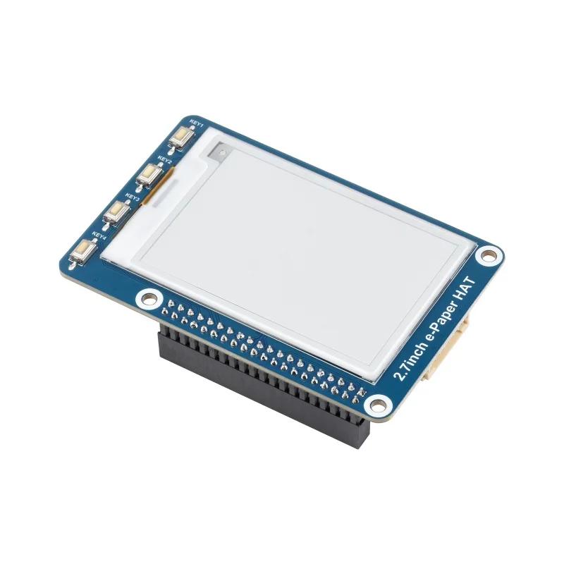 264x176, 2.7inch E-Ink display HAT for Raspberry Pi, SPI Interface