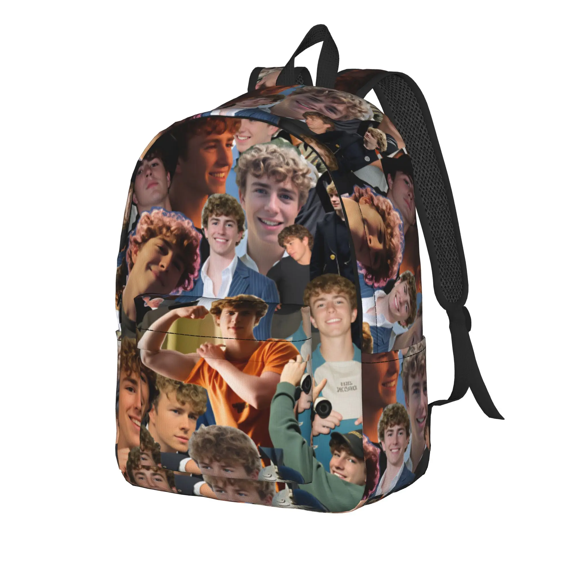Walker Scobell Cool Retro Rock Poster 70s 80s 90s  Backpack Boy Girl Backpacks Polyester Kawaii School Bags Rucksack
