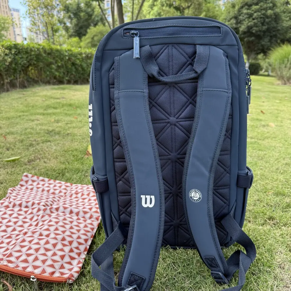2025 Wilson 2PK Tour Roland Garros Rucksack vintage tennis racket backpack Tennis Racket Bag Accessories Bag for Men and Women - Image 5