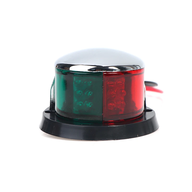 1PC Boat Lights Red Green 12V LED Bow Navigation Light Sailing Signal Light Red Green Light For Marine Boat Yacht Warning Light