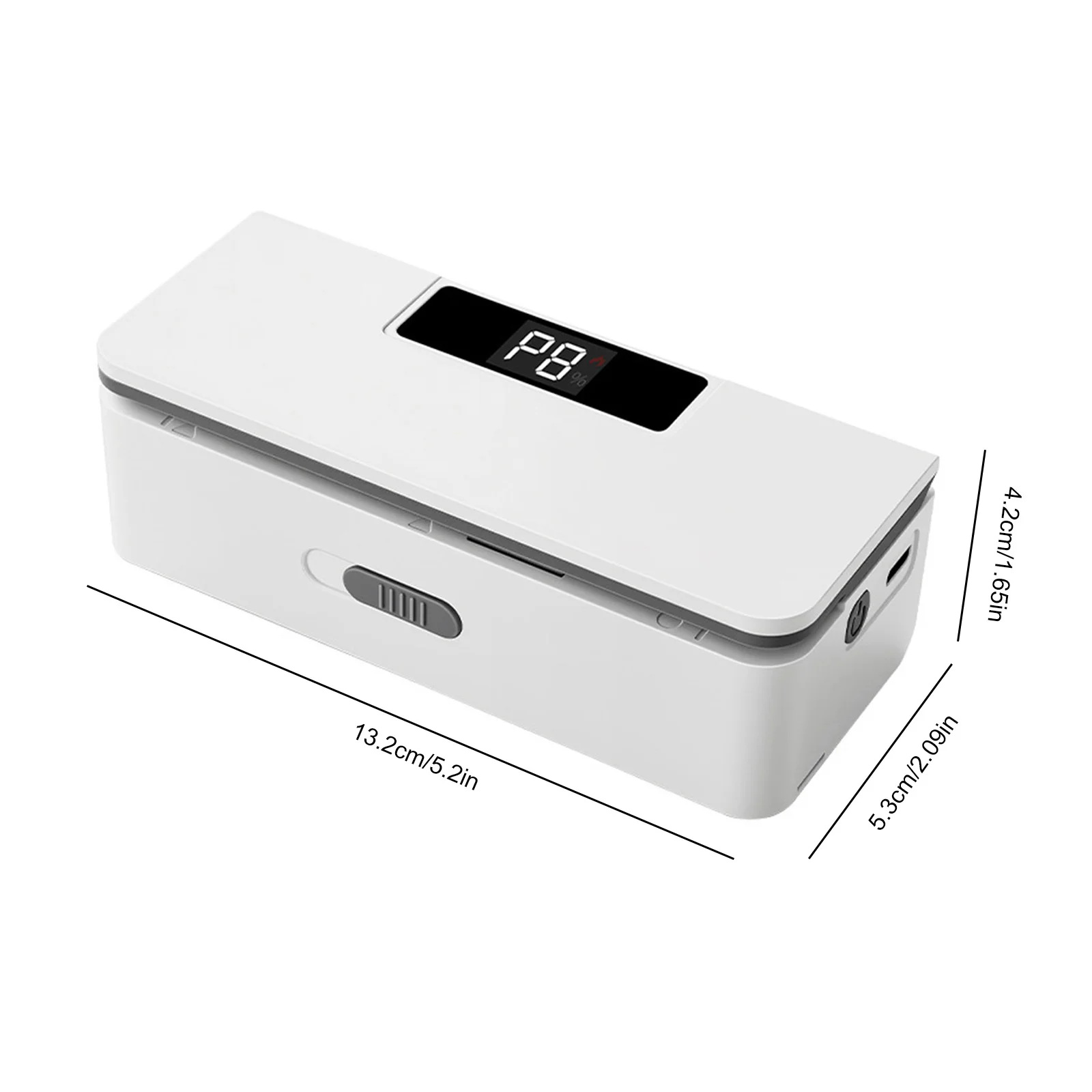 2 In 1 Portable Bag Sealer 8-Level Adjustable Handheld Bags Resealer Machine USB-C Rechargeable Bag Sealers for Fridge & Kitchen