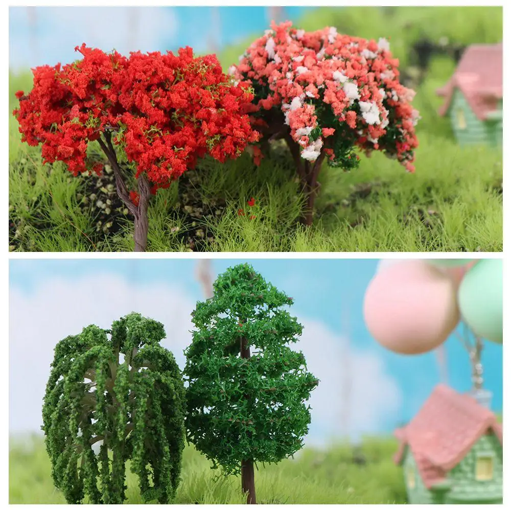 Garden Home Plants Decoration Accessories Crafts Miniatures Landscaping Simulation Tree Terrarium