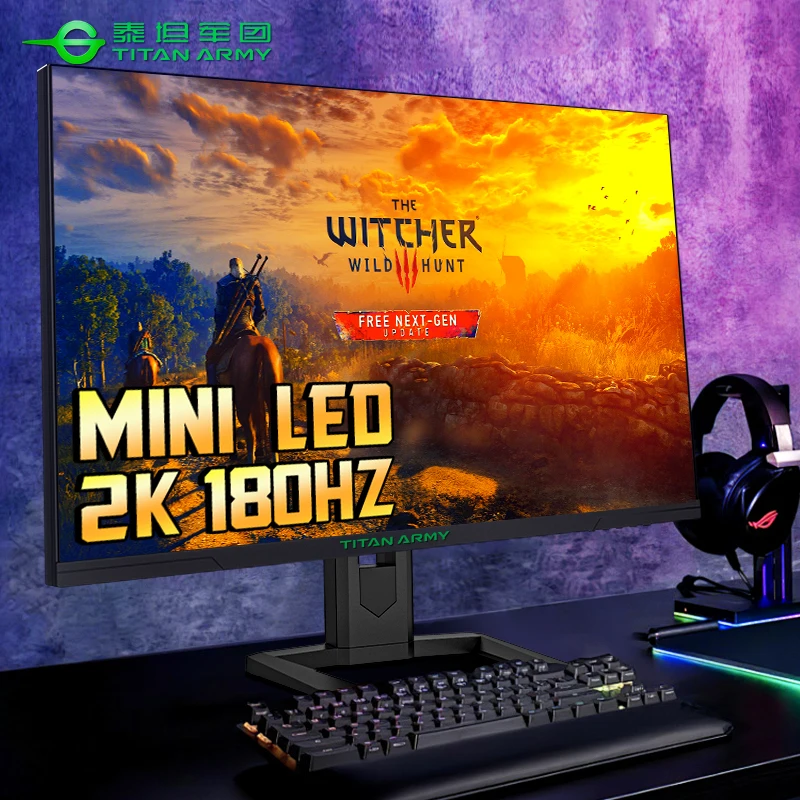 TITAN ARMY 27-inch 2K MiniLED Quantum 180Hz/200HZ DC Dimming