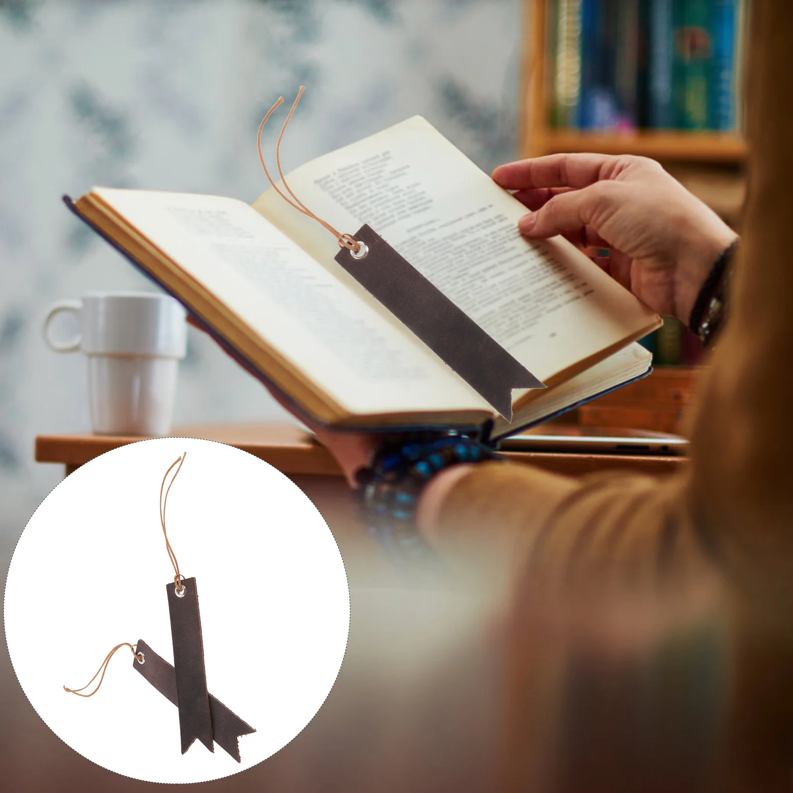 2 قطعة علامة مرجعية زاوية مصنوعة يدويًا على الطراز العتيق لقراءة الكتب علامة هدية للطلاب #5