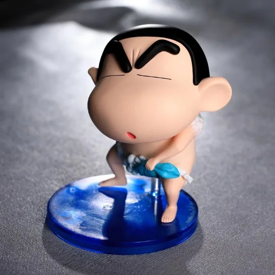Nowe 8cm Figurki Anime Crayon Shin-Chan Seria Q-versja Lalka Dekoracja Samochodu Figurki Model Zabawki dla Dzieci Prezenty dla Fanów