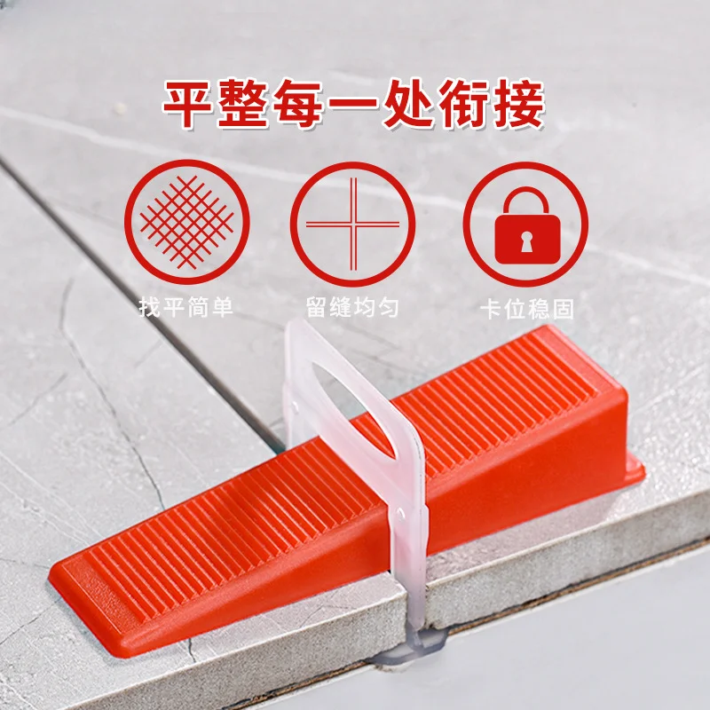 100pcs Tile Leveling System 1mm/1.5mm/2mm/2.5mm/3mmplier Plastic Tile Spacers Tiling Tools