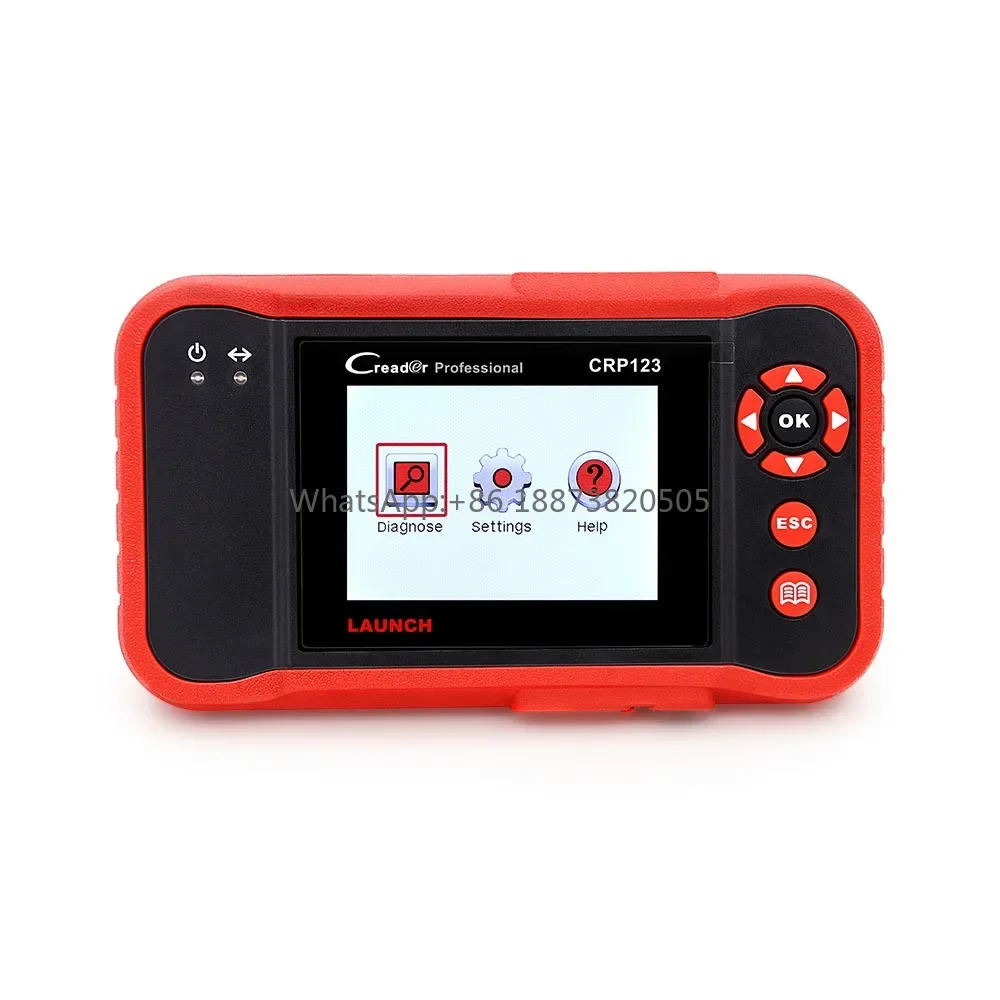 Original Launch CRP123 Update Online LAUNCH X431 Creader CRP 123 ABS, SRS, Transmission and Engine Code Scanner