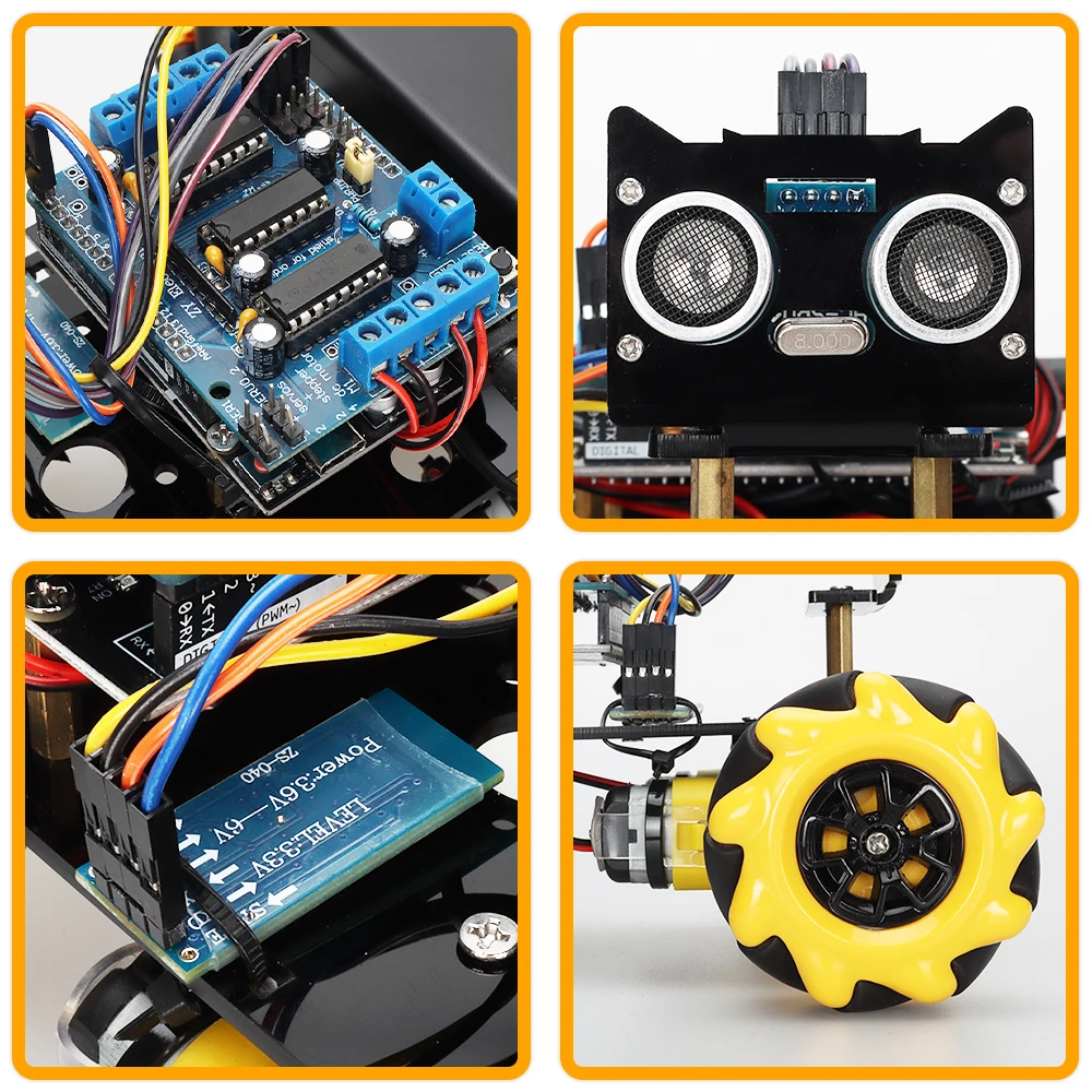 Smart Robot Car Kit For Arduino Programming Educational Project Develop Skill Learning Robot Kit Automation Robot with Codes