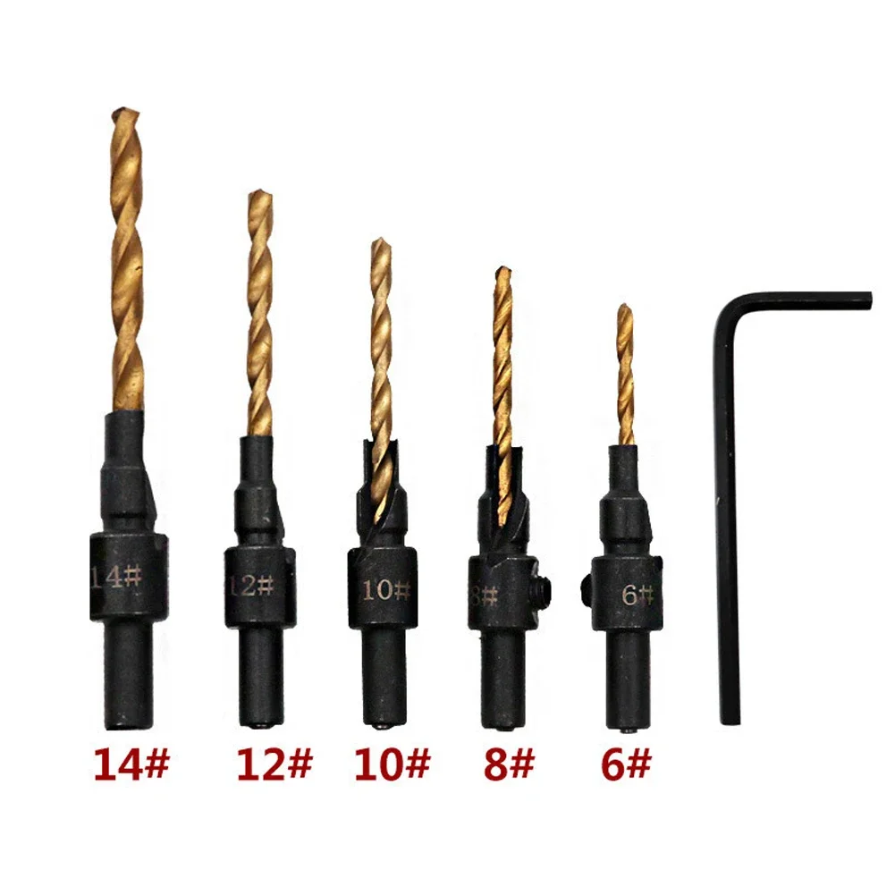 High Quality New Practical Garden Outdoor Indoor Office Drill Bit Wrench 1/4 4241 HSS Drill Steel 45 Accessories