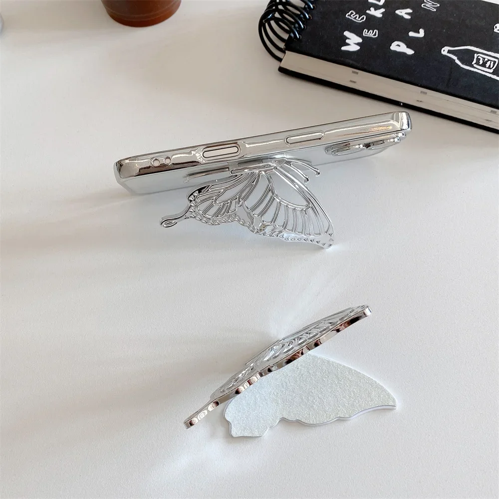 Butterfly Phone Stand Socket Holder Grip Trendy mobile phone accessories Applicable For Apple Huawei Xiaomi Samsung case