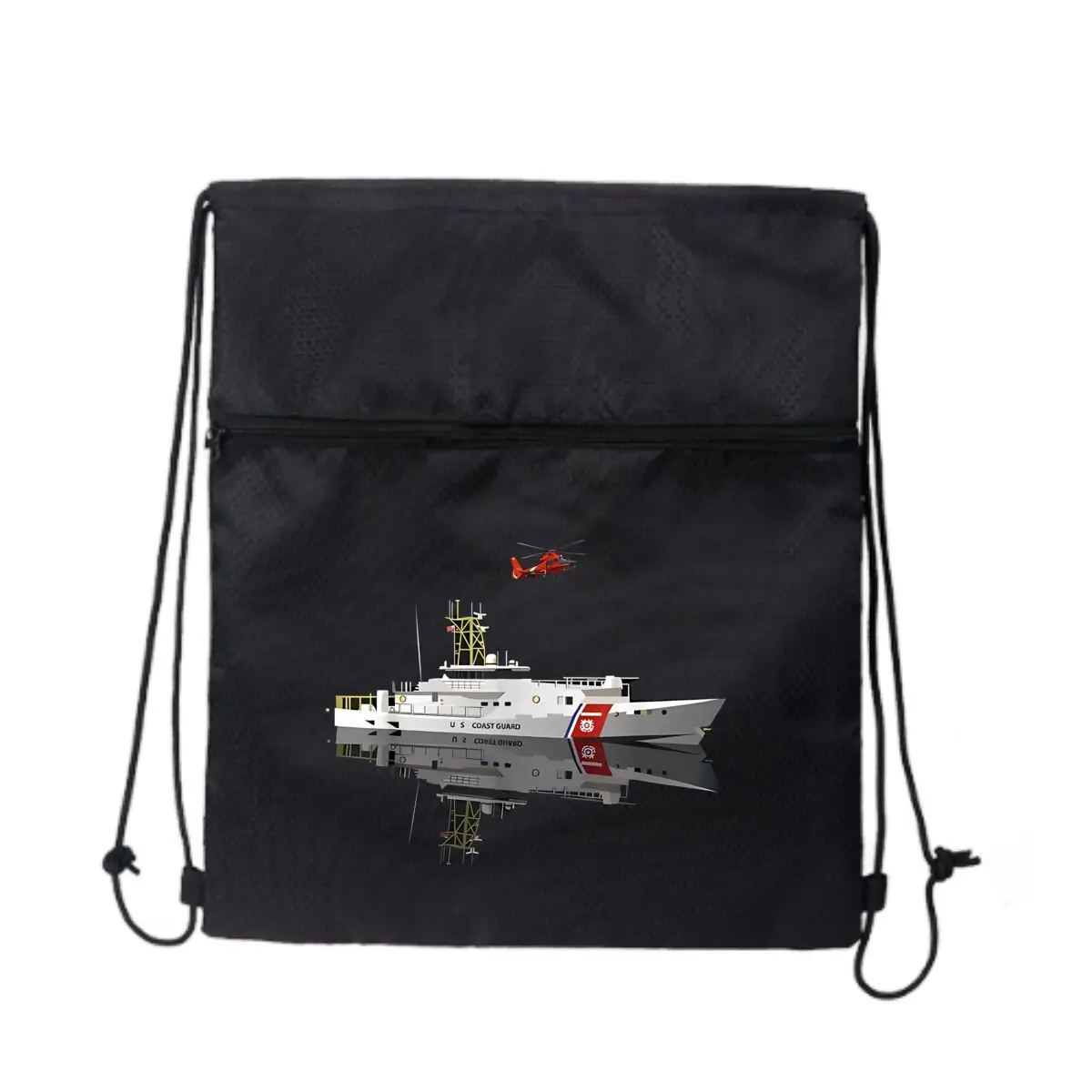 

Рюкзак унисекс на шнурке с тематическим дизайном Coast Guard, школьная спортивная сумка для спортзала
