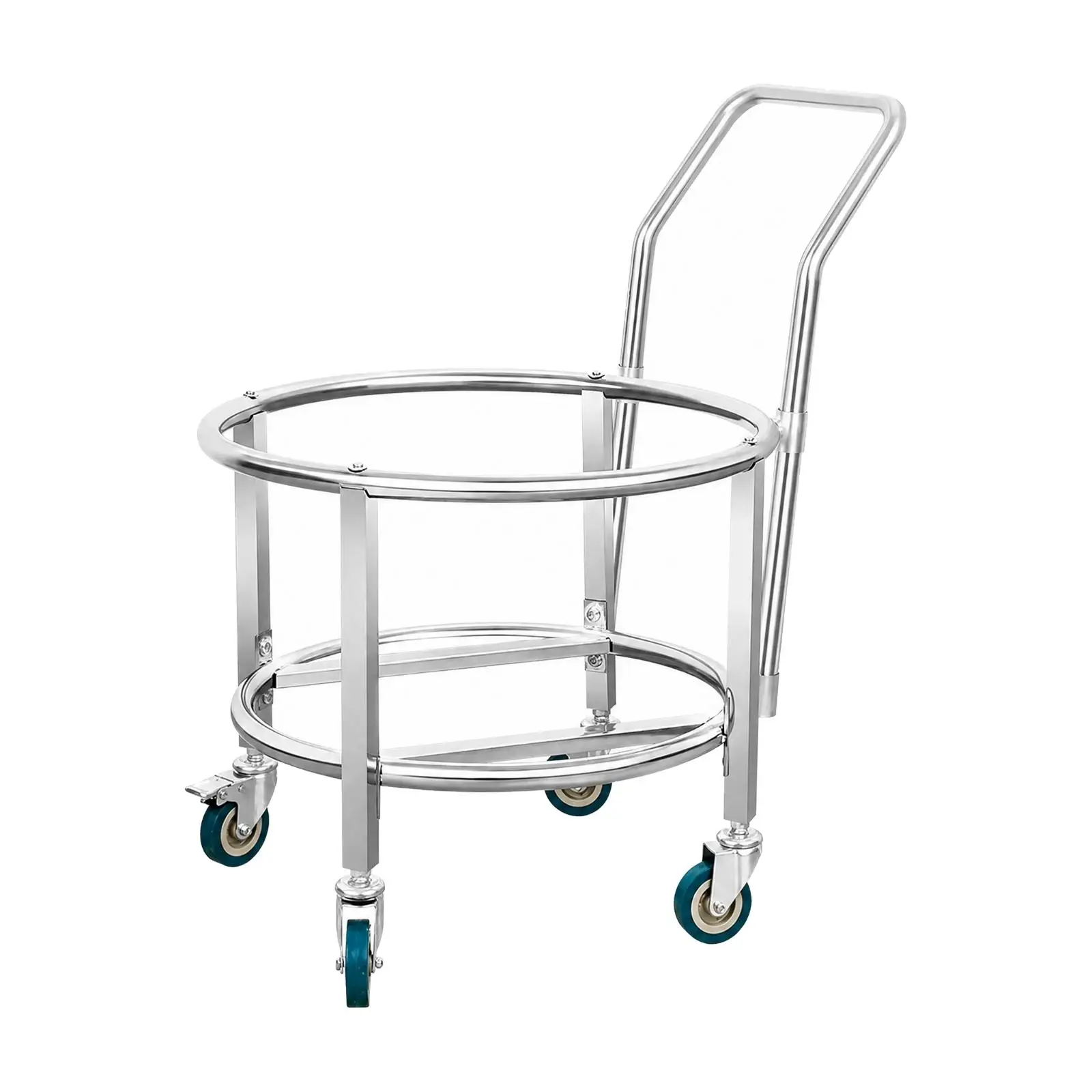 Mobile Soup Transport Cart with Open Frame Design for Hotel Kitchen and Banquet Hall