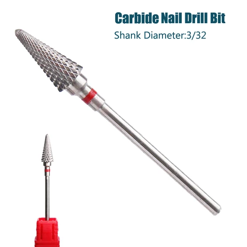 Imagen 2 del producto 1 fresa de cerámica para uñas, brocas para pedicura, manicura rotativa, rebaba, máquina eléctrica, limas para uñas, herramientas de esmalte de Gel acrílico