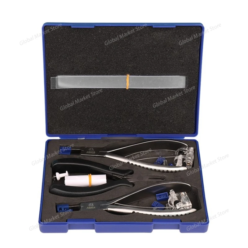 

Frameless glasses installation tool set,repair and adjustment of spectacle frames, double rubber stopper processing edge cutting