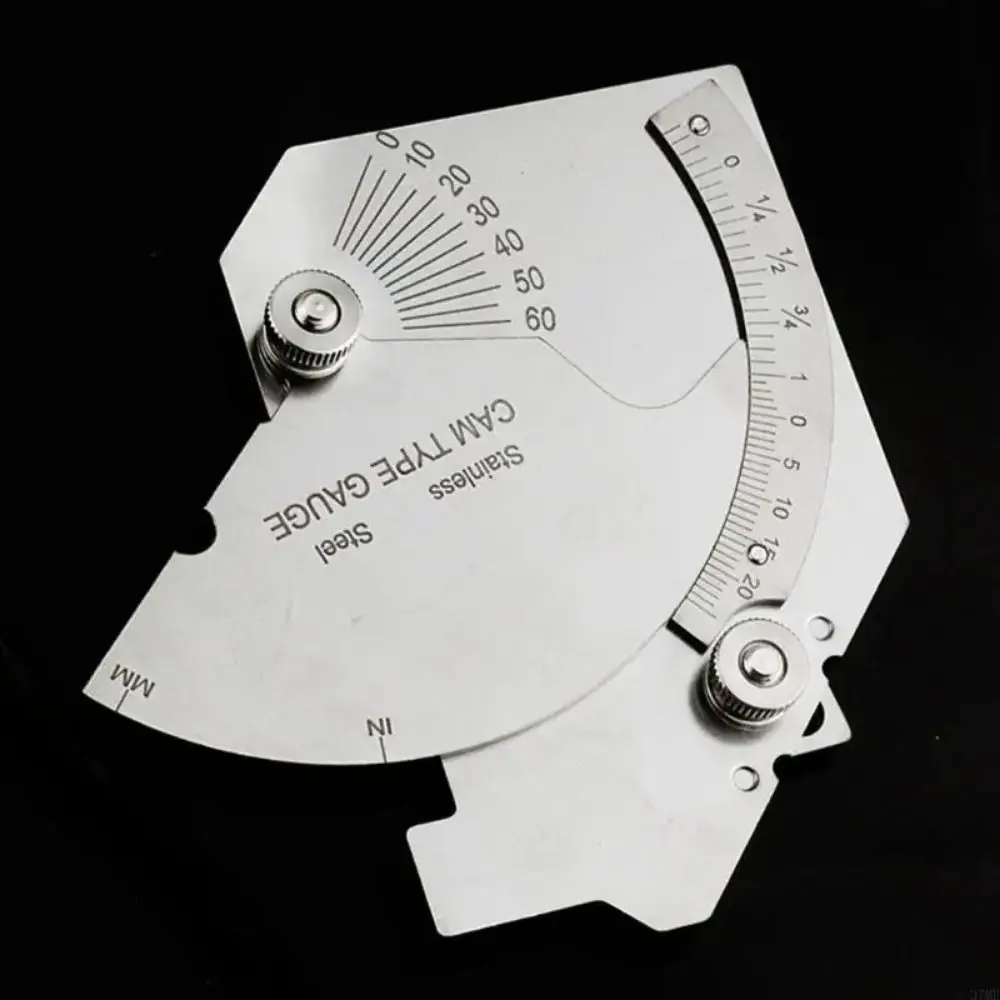 بوصة/مم كام نوع لحام التفتيش حاكم دقيق قابل للتعديل فيليه لحام مقاييس المحمولة الفولاذ المقاوم للصدأ