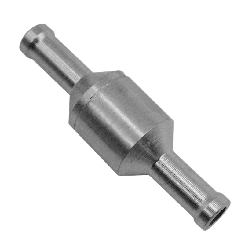 Compatible 6mm Check Valve Brake Servo Booster No Return Inline One Way Valve Non Return Valve Vacuum Hose Aluminum Valve
