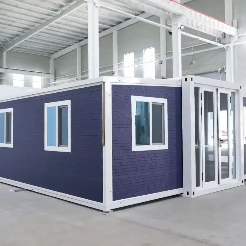 Mobile Prefab Rapid Construction of Foldable Expandable 20 Ft Container Houses Prefabricated Folding Home with 2 3 4 5 Bedrooms