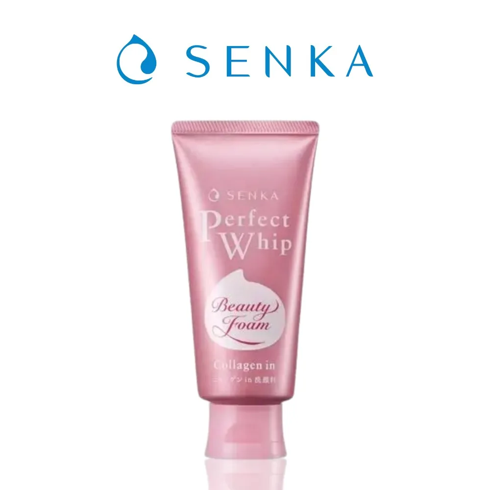 

Senka Perfect Whip Collagen in Facial Wash Очищающее средство для лица 120 г, Оригинальный японский уход за кожей Очистка лица Красота Здоровье