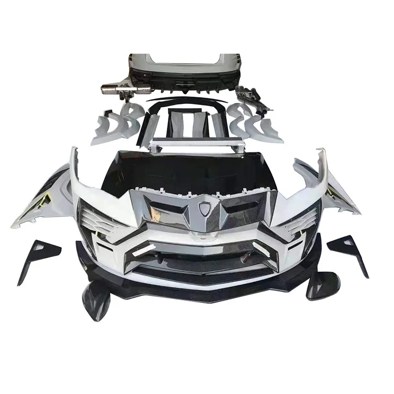 

Подходит для Rambo Urus, большая объемная модифицированная легкая крышка бампера из углеродного волокна, нижняя юбка, аксессуары для бровей на колесах