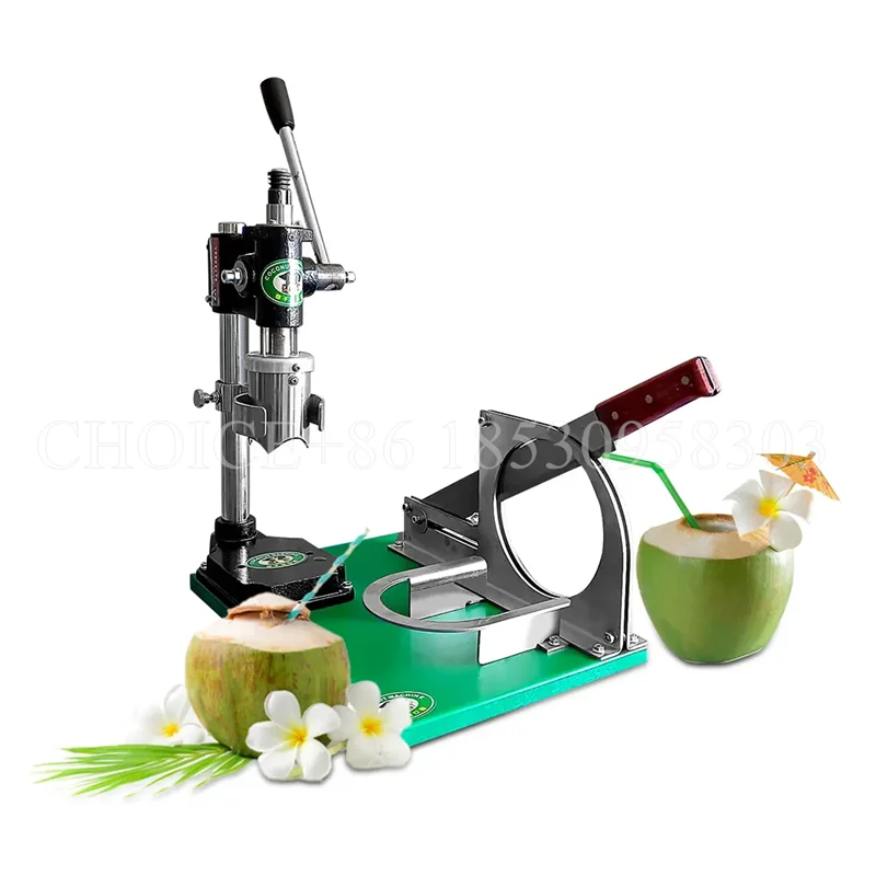 Manual Fresh Green Coconut Opening Maker Tender Coconut Cutter Opener Tools for Opening Save Effort Drilling Hole for Coco Milk