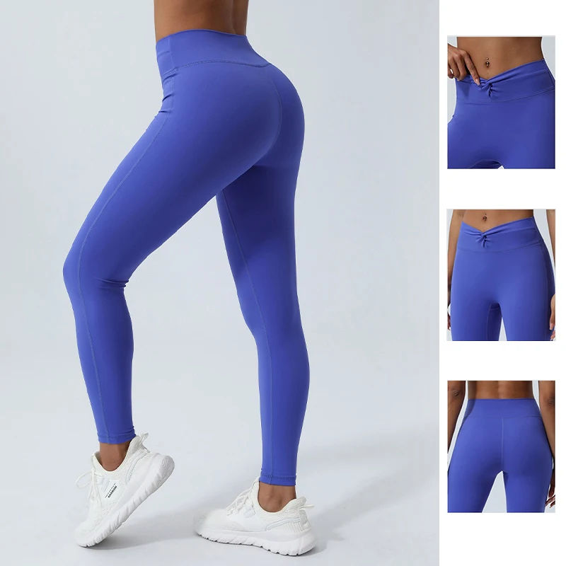 Legginsy sportowe spodnie do jogi z wysokim stanem, oddychające, legginsy do biegania kobiety Push Up, legginsy gimnastyczne szybkoschnące strój do