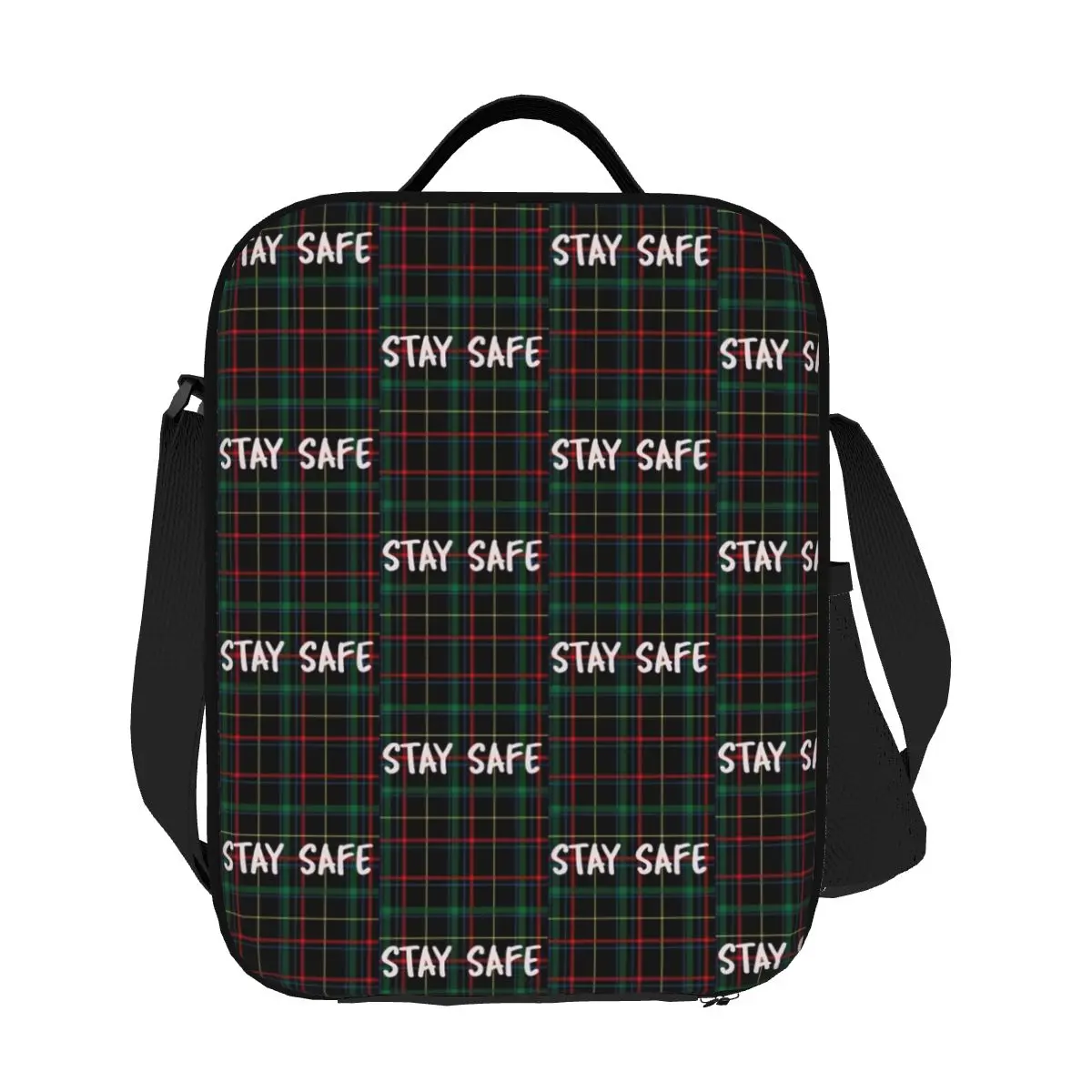 

GTi Tartan Изолированные сумки для обеда Портативные сумки для пикника Термальный холодильник Ланч-бокс Сумка для обеда для женщин Работа Дети Школа