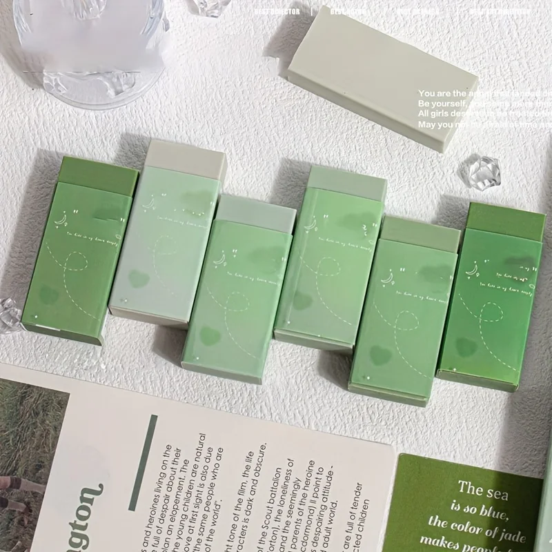 New Gradient Colorless Colorful Creative Eraser Series Fashionable and Beautiful Stationery Suitable for Students  Eraser