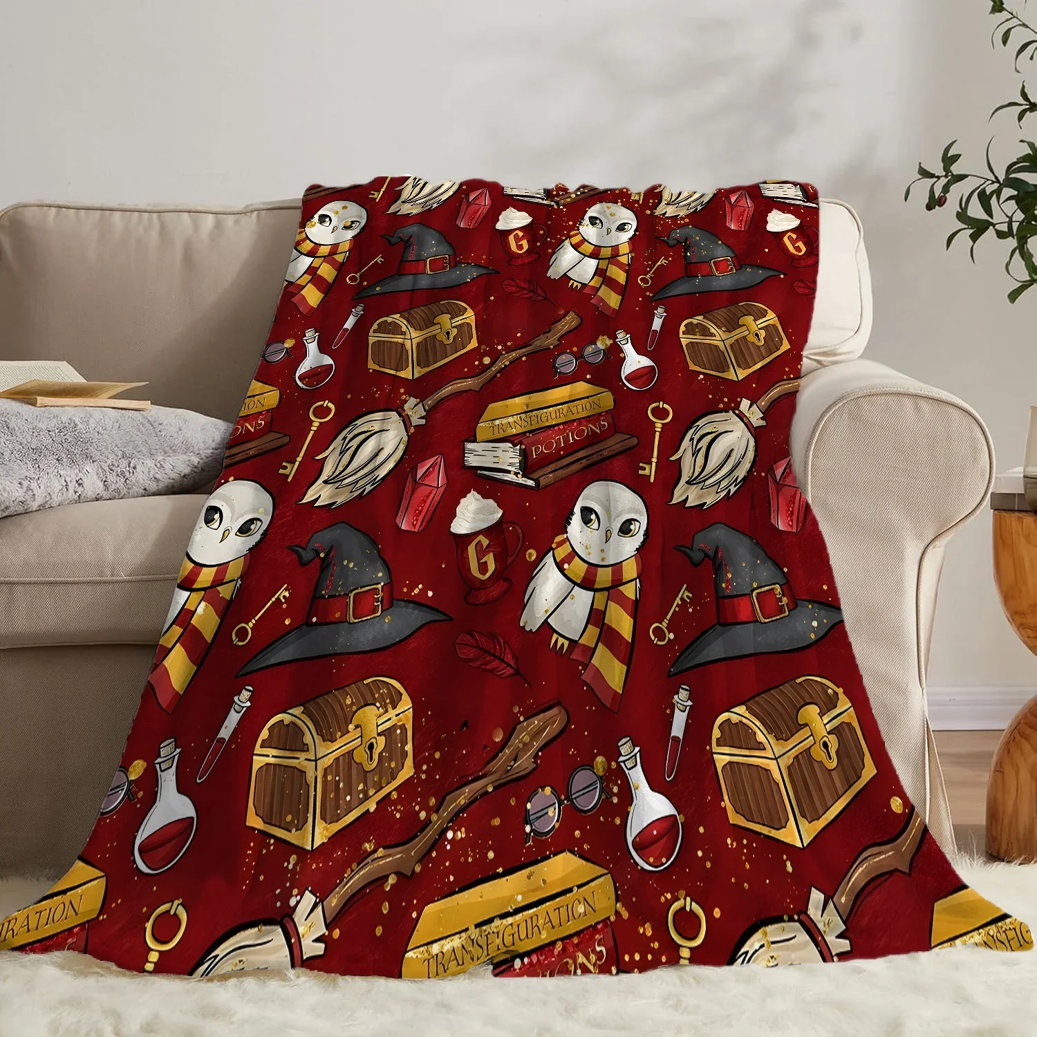 Фланелевое одеяло с принтом, супер мягкое, уютное одеяло для сна для кровати, дивана, офиса, путешествий, машинной стирки, идеальный подарок для дома