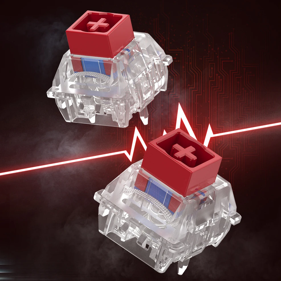 TTC RGB Magnetschalter Tastatur Esports Gaming Magnetische Tastaturen RGB-Schalter Benutzerdefinierte Schalter Hohe Lichtdurchlässigkeit